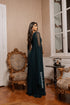 VESTIDO TRES LISTRAS PEQUENAS COM CAPA